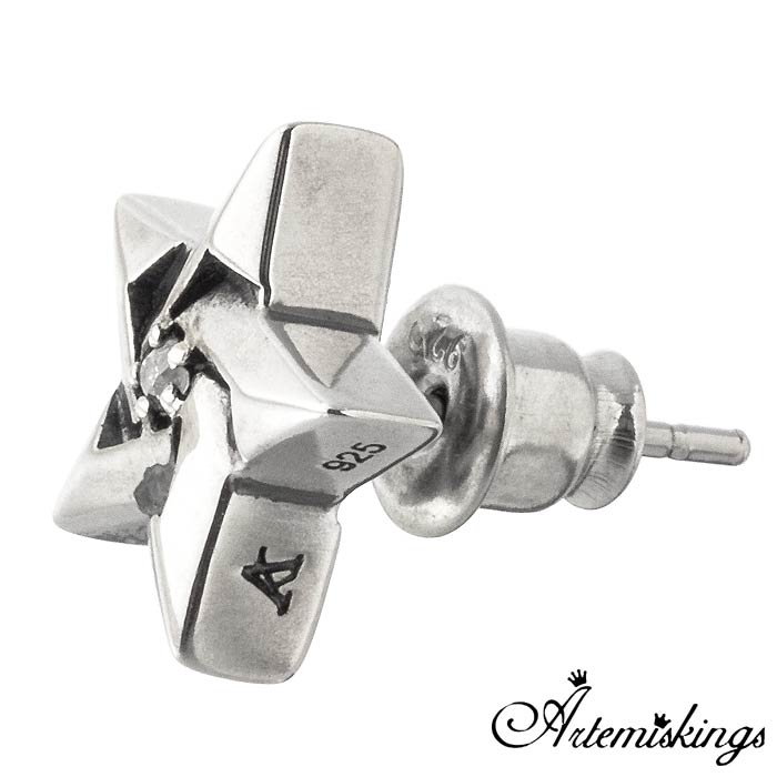 アルテミスキングス ARTEMIS KINGS 五芒星 シルバー スタッド ピアス 片耳用 キュービックジルコニア 星 ギフト プレゼント シルバー アクセサリー AKE0093 アルテミスキングス ARTEMIS KINGS 五芒星 シルバー スタッド ピアス 片耳用 キュービックジルコニア 星 ギフト プレゼント シルバー アクセサリー AKE0093