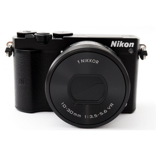 【中古】ニコン Nikon J5 ブラック レンズキット SDカード付き microSDカード付き