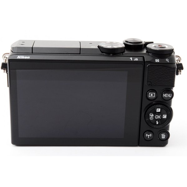 【中古】ニコン Nikon J5 ブラック レンズキット SDカード付き microSDカード付き