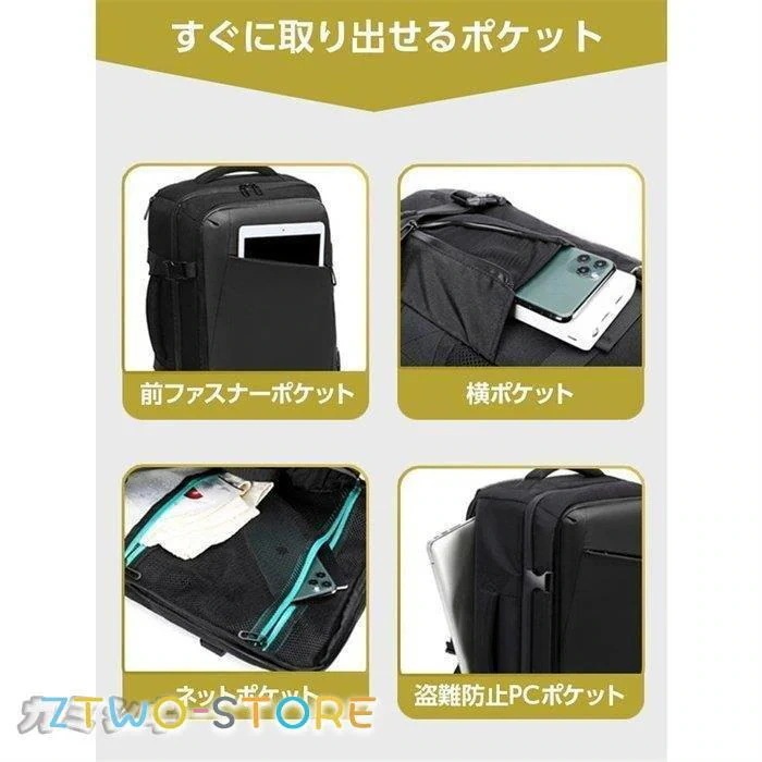 ビジネスリュック 3way 防水 大容量 2way ビジネス 軽量 シンプル リュックサックュック 黒 薄型 通学 通勤 PC ビジネスリュック 3way 防水 大容量 2way ビジネス 軽量 シンプル リュックサックュック 黒 薄型 通学 通勤 PC