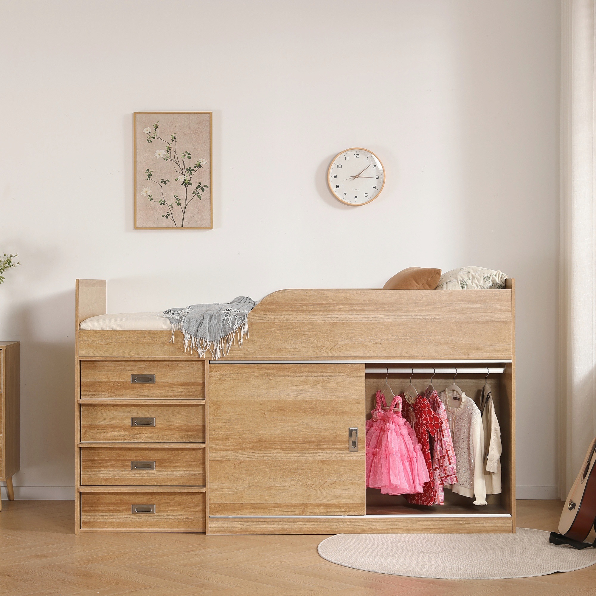 65システムベッド ロフトベッド S 木製 高さ115cm シングル ベッド ロータイプ ベッド コンパクト 収納 大人 一人暮らし 押入れ 引き出し収納 タンス付き 65システムベッド ロフトベッド S 木製 高さ115cm シングル ベッド ロータイプ ベッド コンパクト 収納 大人 一人暮らし 押入れ 引き出し収納 タンス付き