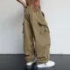 送料無料カーゴパラシュートパンツハラジュクオーバーサイズのストリートウェアy2kヒップホップワイドレッグジョガーバギーサンウェアクライミングトレーニングパンツ
