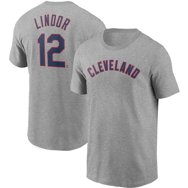 Cleveland Lindor ベースボールシャツ ユニフォーム - ジャージ