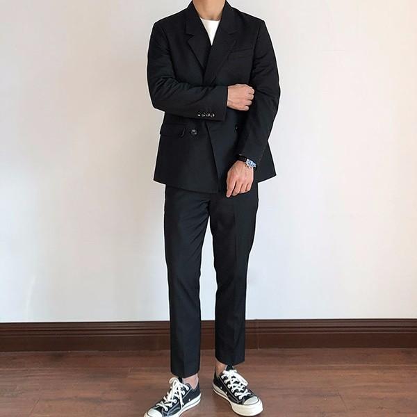 ビジネススーツ メンズスーツ スリム セットアップ メンズ おしゃれ 2点セット おしゃれスーツ 卒業式スーツ オフィススタイル