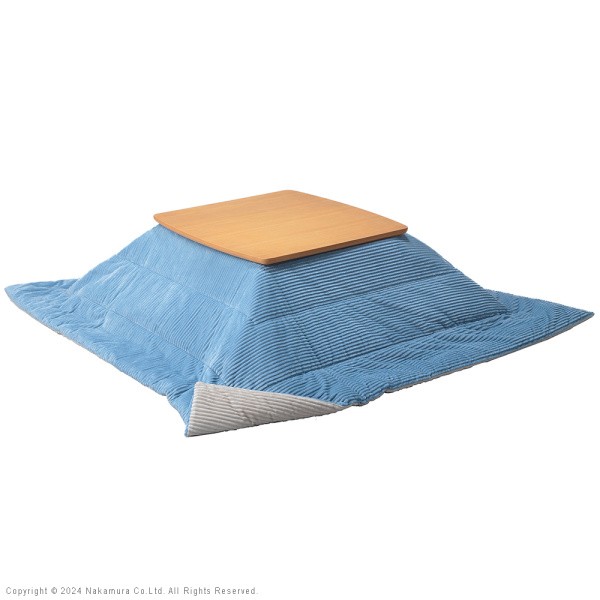 北欧デザイン こたつテーブル こたつ布団 2点セット 75x75cm リバーシブル 保温綿入りコーデュロイ布団 正方形テーブル こたつセット 北欧デザイン こたつテーブル こたつ布団 2点セット 75x75cm リバーシブル 保温綿入りコーデュロイ布団 正方形テーブル こたつセット