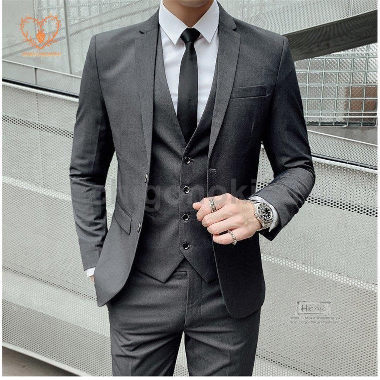 新作先行発売フォーマル プレゼント ビジネススーツ 無地 スリーピーススーツ スリム 面接 2つボタン 成人式 卒業式 スーツ 就活活動 メンズ 入学式 父の日【短納期】