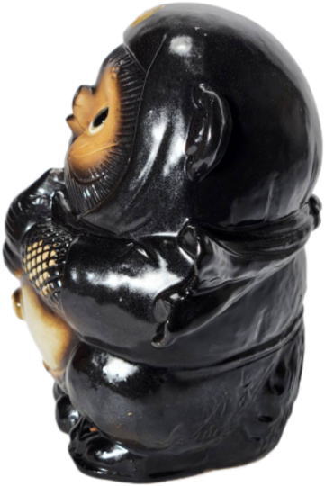 忍者狸 黒 5号 (ドローン) (忍者たぬき・忍者狸・置物・たぬき・インテリア・陶器・タヌキ・オブジェ・忍者・くノ一・ドロン・手裏剣・NT-001B) 忍者狸 黒 5号 (ドローン) (忍者たぬき・忍者狸・置物・たぬき・インテリア・陶器・タヌキ・オブジェ・忍者・くノ一・ドロン・手裏剣・NT-001B)