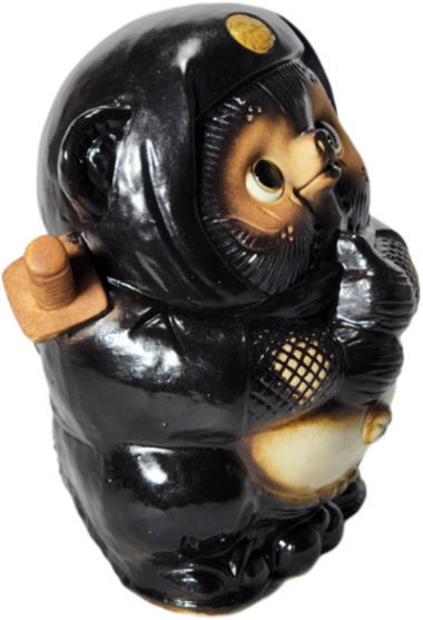 忍者狸 黒 5号 (ドローン) (忍者たぬき・忍者狸・置物・たぬき・インテリア・陶器・タヌキ・オブジェ・忍者・くノ一・ドロン・手裏剣・NT-001B) 忍者狸 黒 5号 (ドローン) (忍者たぬき・忍者狸・置物・たぬき・インテリア・陶器・タヌキ・オブジェ・忍者・くノ一・ドロン・手裏剣・NT-001B)