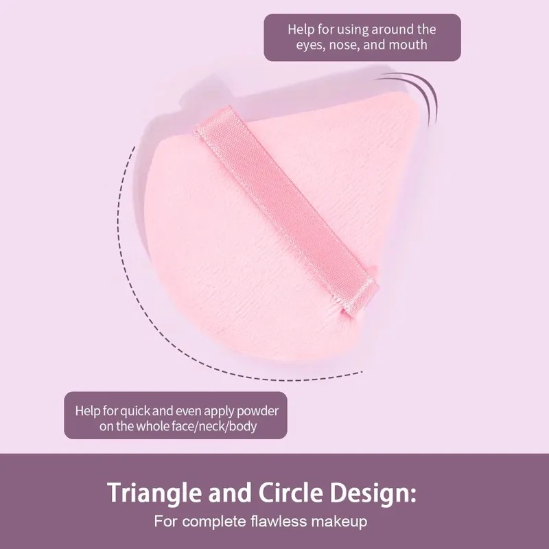 MALANGE-メイクブラシセット,カブキファンデーション,パウダー,コンシーラー,アイシャドウ,アイブロウブラシ,ミニトライアングルパフ,ピンク,20個