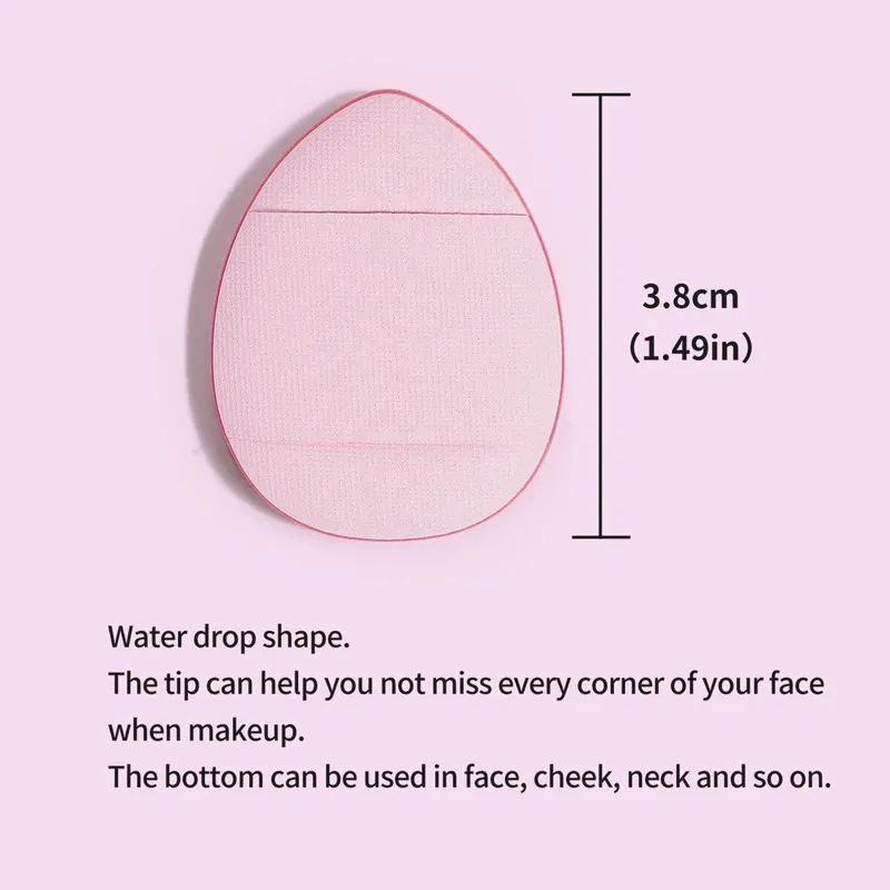 MALANGE-メイクブラシセット,カブキファンデーション,パウダー,コンシーラー,アイシャドウ,アイブロウブラシ,ミニトライアングルパフ,ピンク,20個