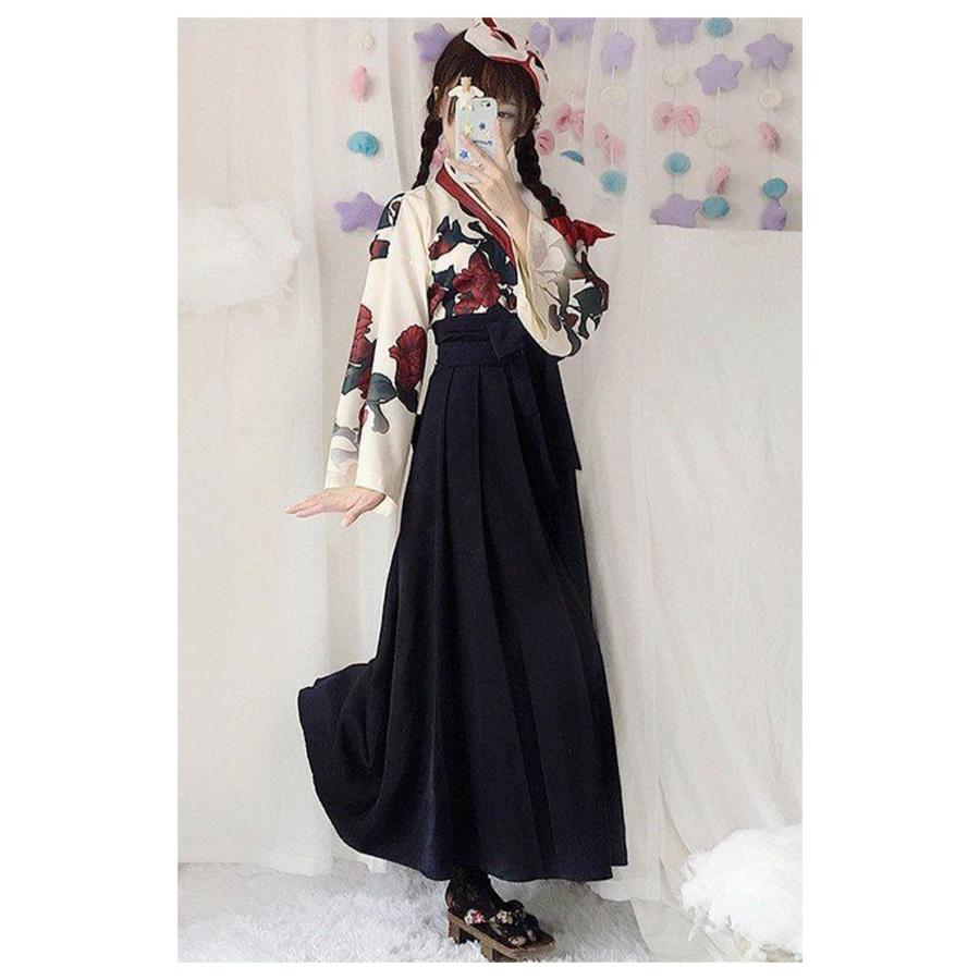 [超激安]9月更新巫女服 巫女 着物 浴衣 和服 和装 エロ コスプレ衣装 ハロウィン コスプレ 仮装 レディース ２点セット ロリータ コスプレ 和風 花柄 ロング