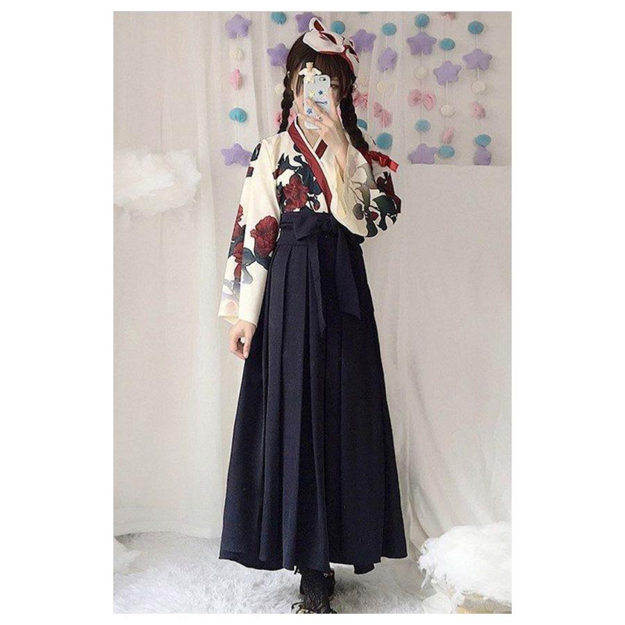 [超激安]9月更新巫女服 巫女 着物 浴衣 和服 和装 エロ コスプレ衣装 ハロウィン コスプレ 仮装 レディース ２点セット ロリータ コスプレ 和風 花柄 ロング