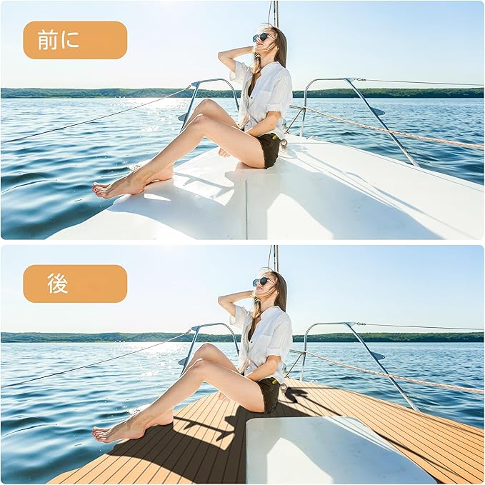 特別仕様シート デッキマット 船滑り止めシート滑り止めマット ボートデ プレジャーボート サーフボード用の滑り止めシート デッキ マット アップグレードされた高強度接着剤ボート デ