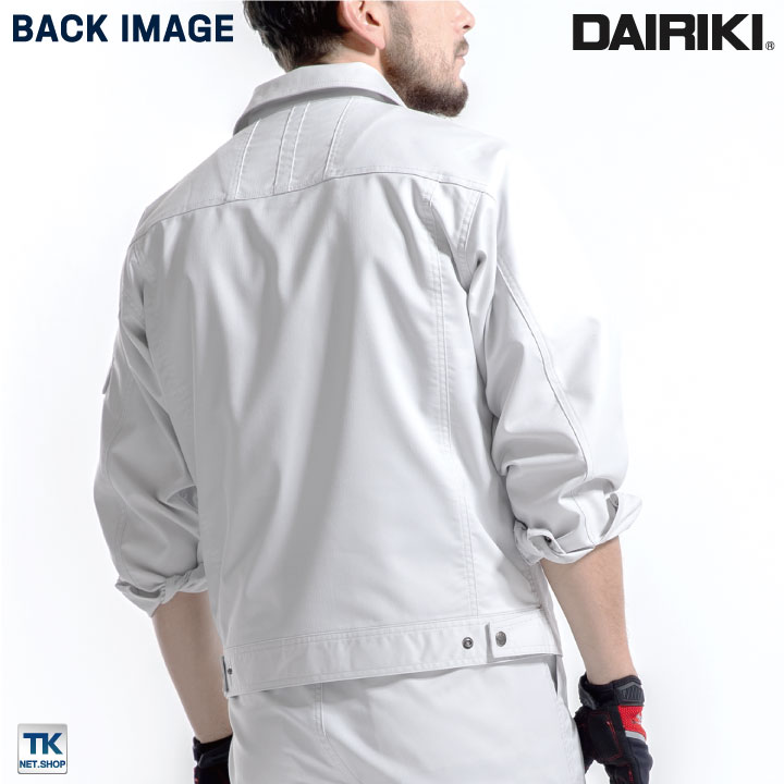 作業着 長袖 ブルゾン ストレッチ 帯電防止 かっこいい DAIRIKI 大川被服 秋冬 /ok-01441-b 作業着 長袖 ブルゾン ストレッチ 帯電防止 かっこいい DAIRIKI 大川被服 秋冬 /ok-01441-b