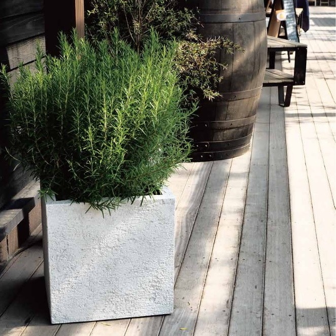 プランター おしゃれ 軽い リガンデキューブS 40cm 13号 底穴あり 正方形 植木鉢 鉢 室内 観葉植物向け プランター おしゃれ 軽い リガンデキューブS 40cm 13号 底穴あり 正方形 植木鉢 鉢 室内 観葉植物向け