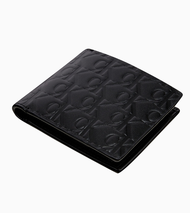 Mens CKJ Logo Print Half Wallet (HP2100-971) Mens CKJ Logo Print Half Wallet (HP2100-971)