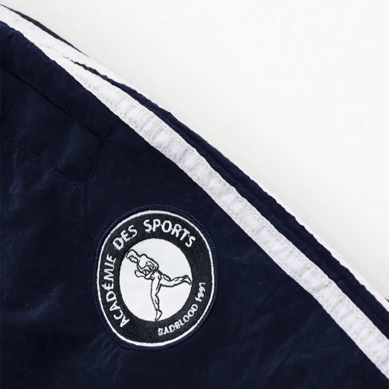 BADBLOOD ADS ビンテージナイロントラックパンツ-ネイビー