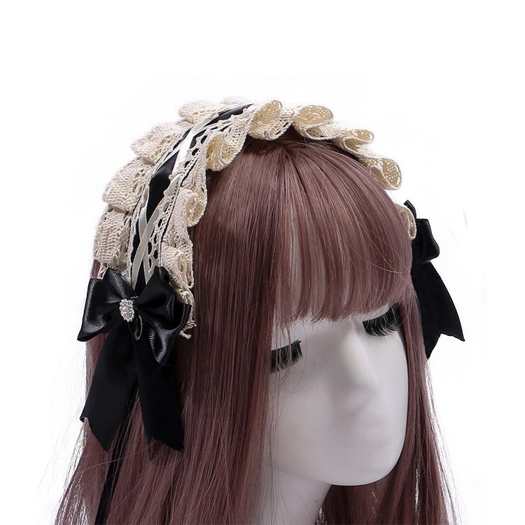ロリータ ヘッド アクセサリー ロリータ カシャ 日本の女の子 ヘア アクセサリー かわいい メイド リボン カシャ 母の日
