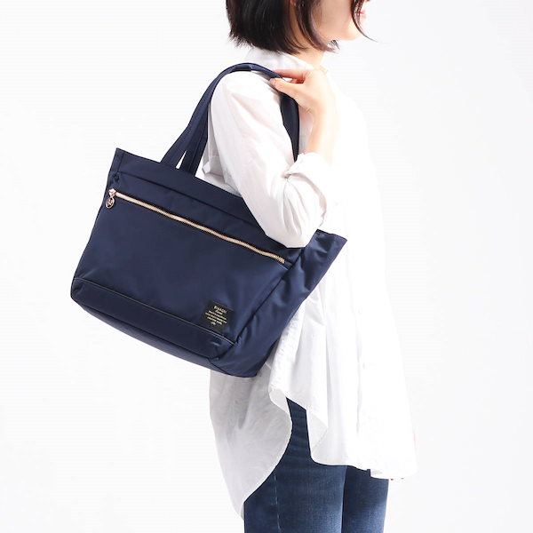 キャンバストートバッグ　bianchi Donna ビアンキドンナ　紺　本革部品 bellezza_bianchi-314