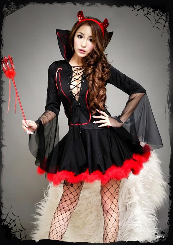 Qoo10] OSYAREVO ハロウィン デビル 悪魔 小悪魔 魔女