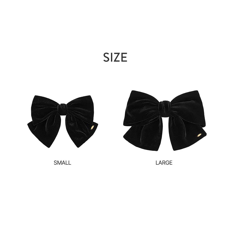 ビッグ リボン バレッタ (SMALL) ヘアアクセ 大きめ プレゼント 韓国ドラマ 韓国ファッション レディース アクセサリー