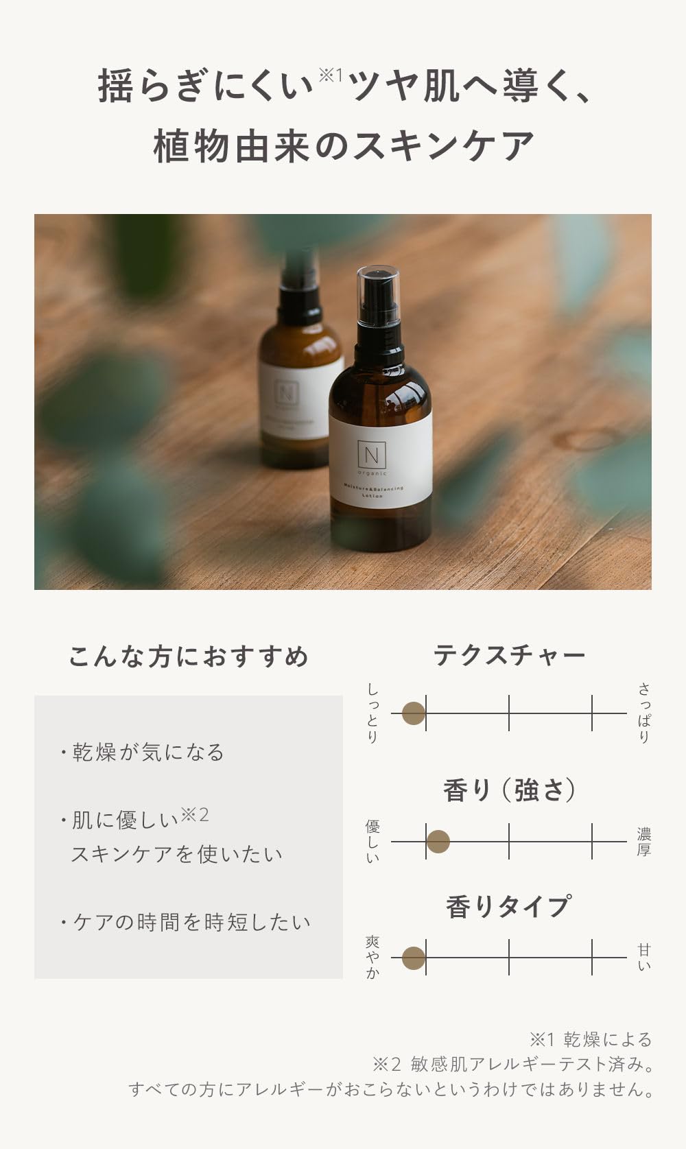 N organic モイスチュア&バランシング ローション [ 100ml ] (旧品)