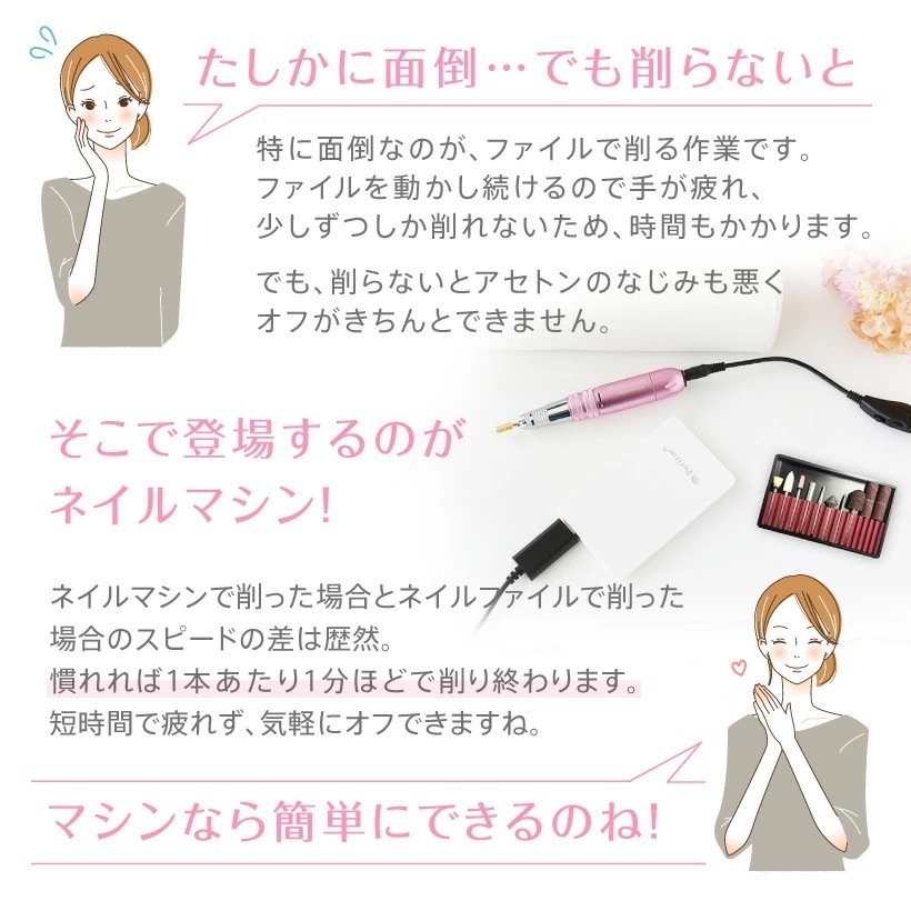 ネイルマシン付 ネイルスターターキット 120点セット 54W LEDライト 初心者 ジェルネイルキット　ネイルマシーン　セルフネイルスターターキット