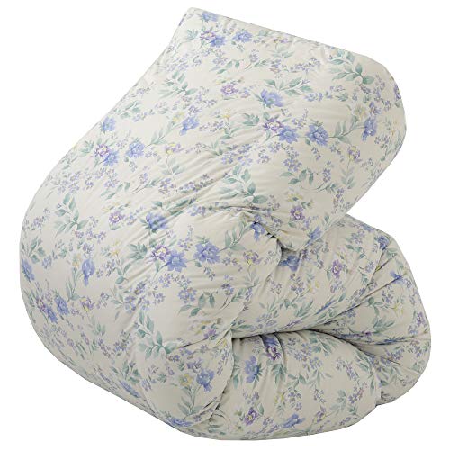 東京西川 シングル フ : 寝具・ベッド・マットレス 羽毛布団 ブルー 新品最安値