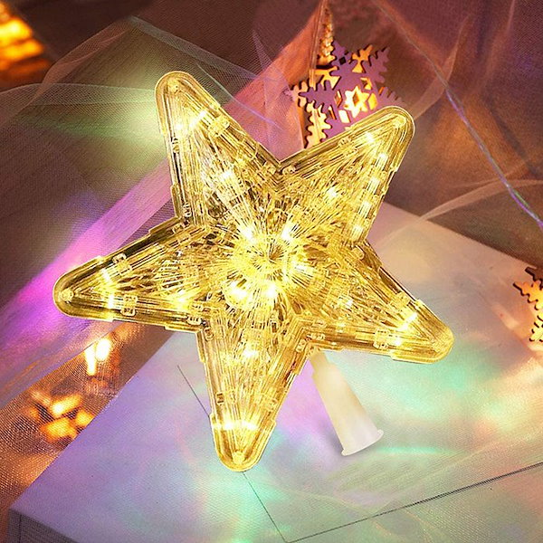 Qoo10] 即日発送 クリスマスツリートップ 星 ク