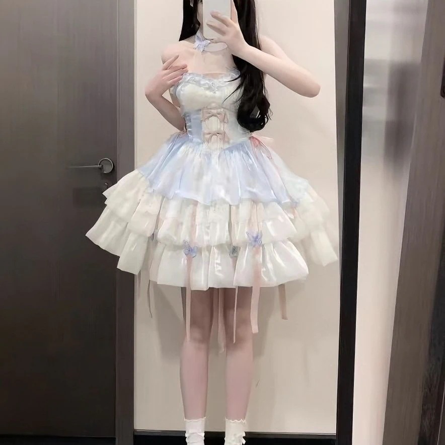 キキョウハウス 恋の神様の御用心 ロリータ ロリータ サスペンダー 可愛い プリンセスドレス ショートスカート 夏 キキョウハウス 恋の神様の御用心 ロリータ ロリータ サスペンダー 可愛い プリンセスドレス ショートスカート 夏