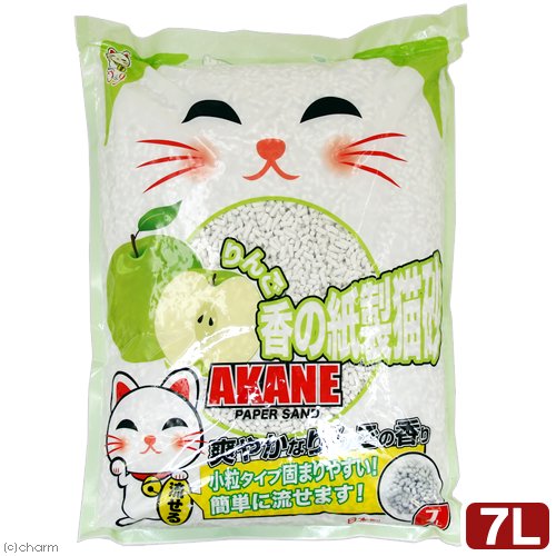 猫砂　りんご香の紙製猫砂　７ＬX７袋　お一人様１点限り　ＣＲＣ30―14―20―10―00