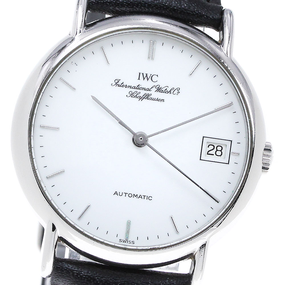 IWC SCHAFFHAUSEN IW351320 ポートフィノ デイト 自動巻き メンズ _830863【中古】
