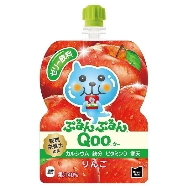 ミニッツメイド ぷるんぷるん Qoo （クー） りんご 125g 30個 （30個入1ケース）