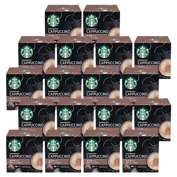 ネスカフェ ドルチェグスト 専用カプセル スターバックス カプチーノ 18箱【4営業日以内に出荷】ネスレ ネスカフェ コーヒー ホットコーヒー スタバ