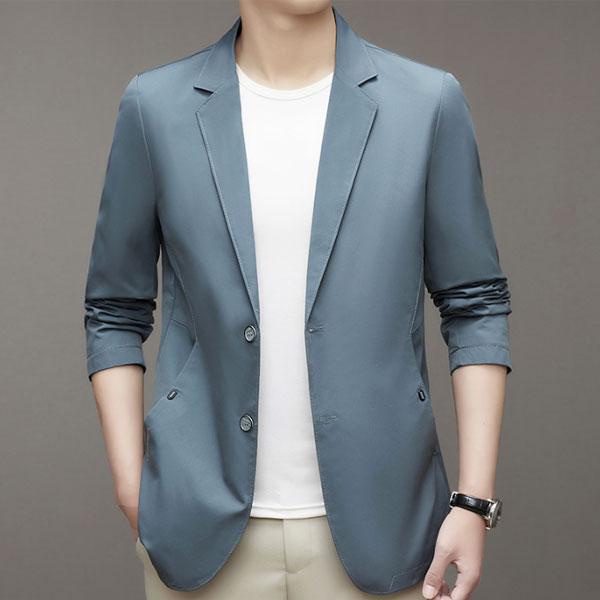 薄手 サマー テーラードジャケット メンズ ビジネスジャケット 春夏 紳士服 ブレザー ライトアウター ジャケット 紳士用 通勤 カジュアル 8,256円