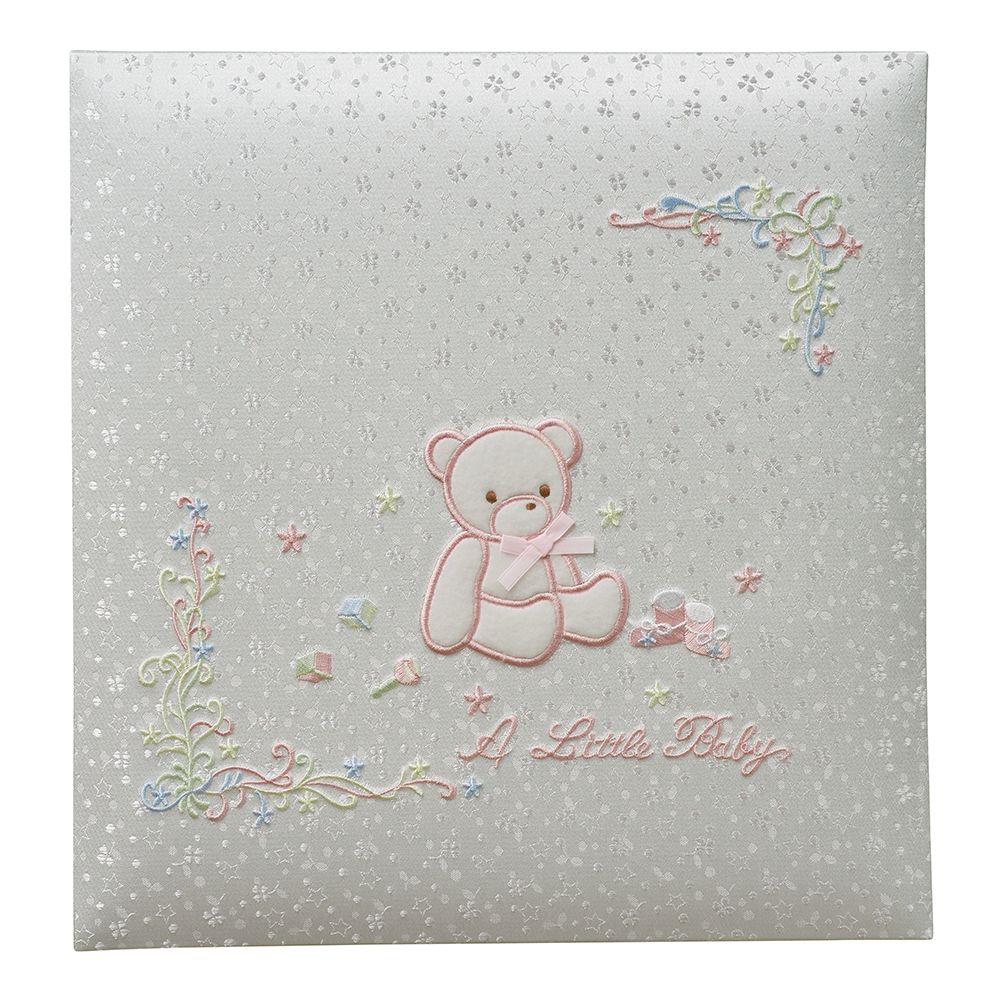 フエルアルバム 誕生用 L 100年台紙 リトルベビー ピンク アH-LB-700-P