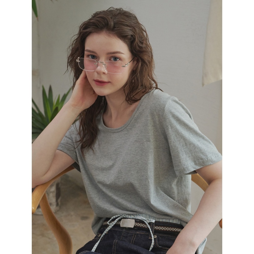 LOSSYROW エンジャイムロッシー Uネックグレー