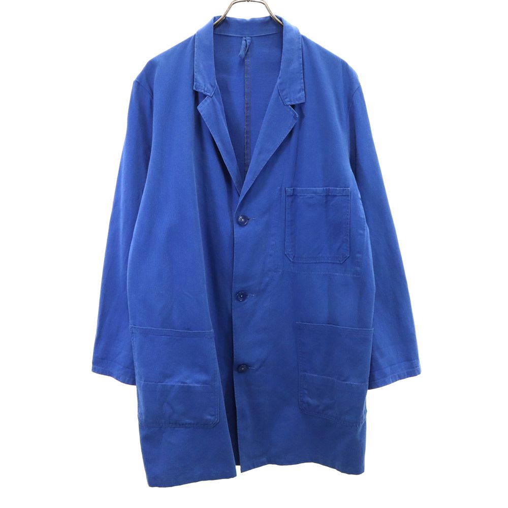Forglos 70s 80s ヴィンテージ ユーロワーク ワーク チェスターコート 52 ブルー メンズ