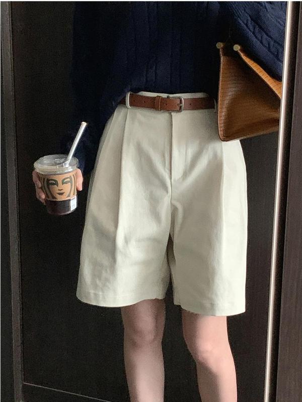 コットンピンタックハーフパンツPT