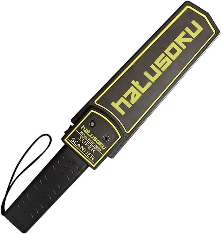 業務用 金属探知機 手荷物検査 セキュリティチェック 高感度 ハンディ(ブラック)
