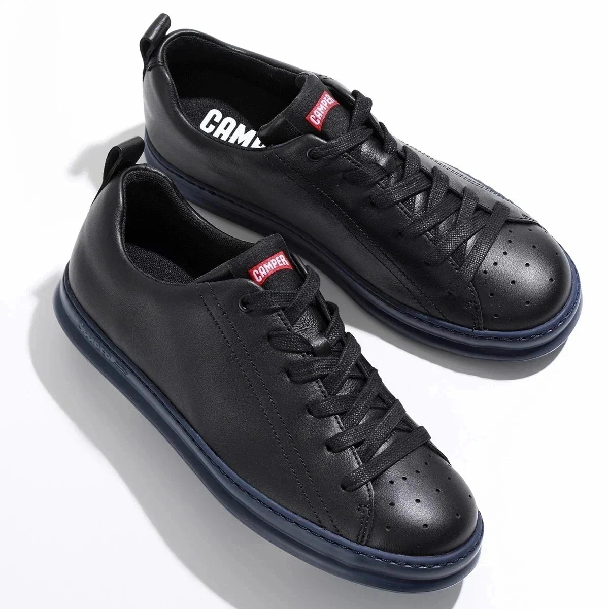 CAMPER カンペール スニーカー Runner ランナー K100226 メンズ ローカット レザー ロゴ ラウンドトゥ シューズ 靴 017/Black