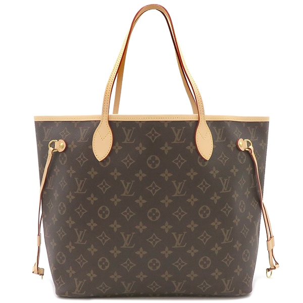 ルイヴィトン LOUIS VUITTON トートバッグ ネヴァーフル MM モノグラムキャンバス ベージュ ゴールド金具 茶 ベージュ 肩掛け ショルダー M40995 RFID 【保存袋】【中古】