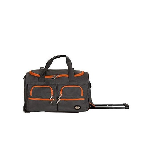 Rockland 22 Inch Rolling Duffle Bag， CHARCOAL 並行輸入品