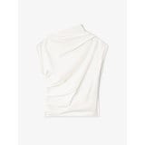 Qoo10] ガニー 未使用 レース 5分袖 スクエアネック