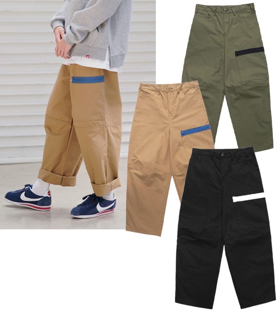 FAI Lip Wide Washing Balloon Pants 3 Types JH