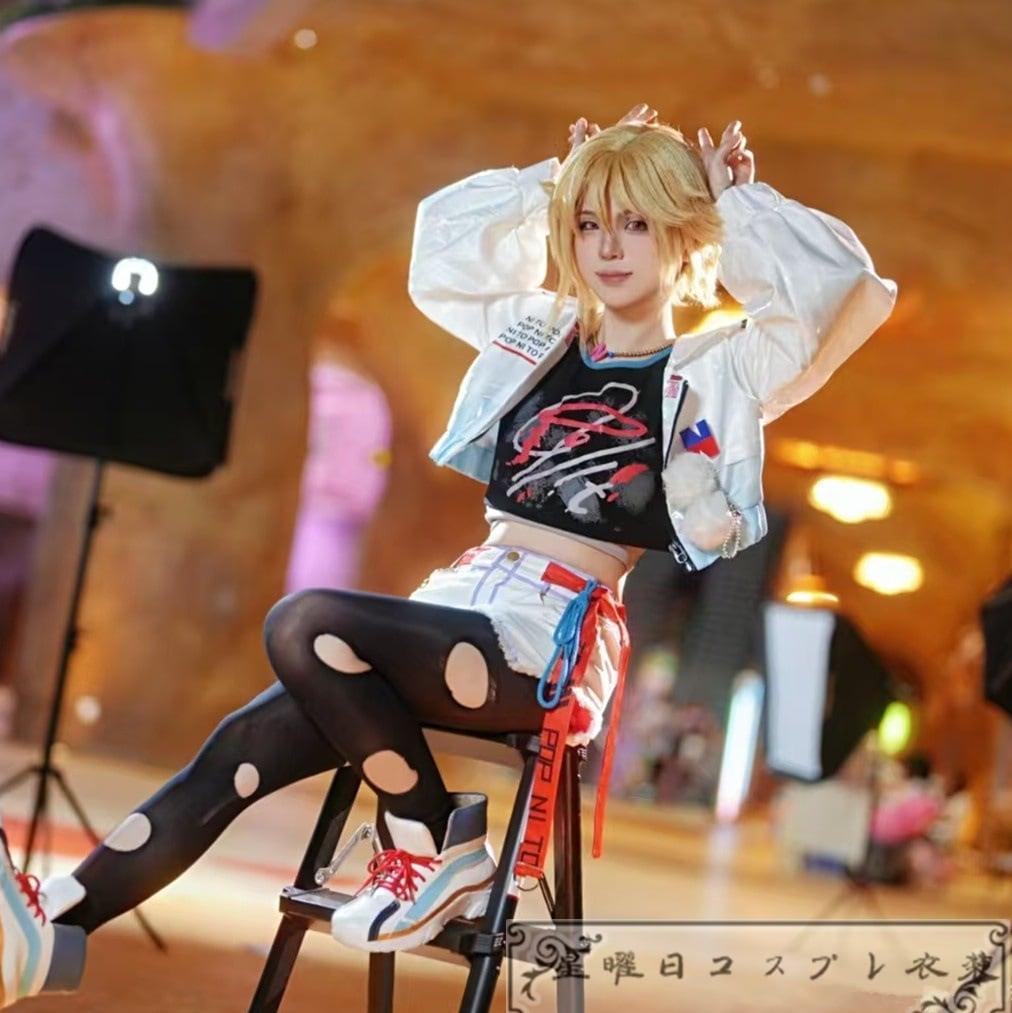 あんスタ フィーチャースカウト なずな編2 仁兔なずな 跳ね飛びテンション MV衣装 POP・IN・TO コスプレ衣装 コスチューム