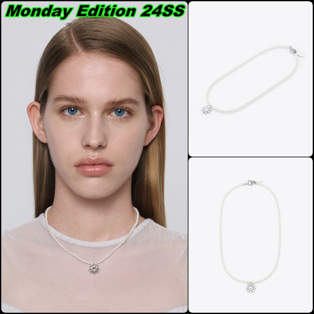 【Monday Edition】24SS DAISY AND PEARL NECKLACE (4MM) 12,140円