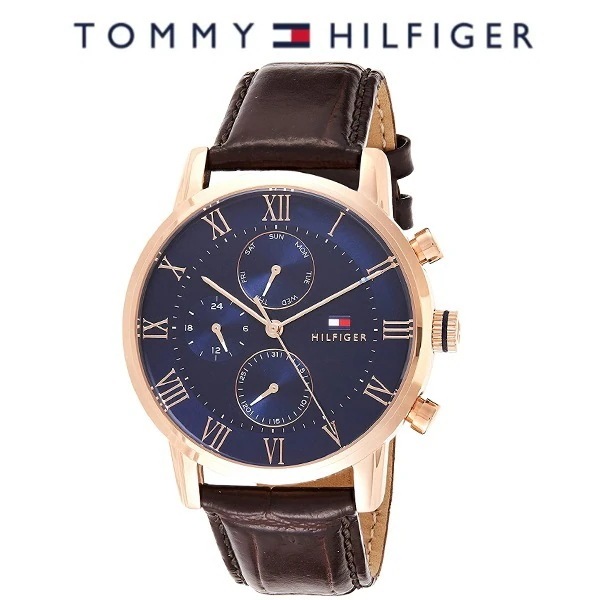 トミーヒルフィガー TOMMY HILFIGER 腕時計 メンズ 1791399 クォーツ ネイビー