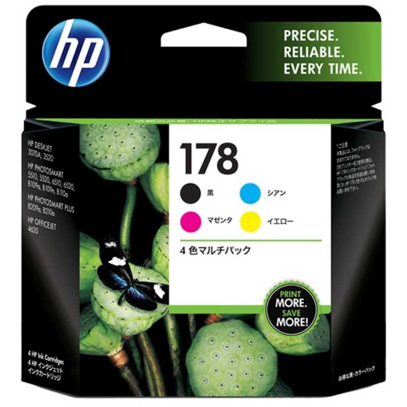 HP　HP178 4色マルチパック　CR281AA(HP178セット4ショク)