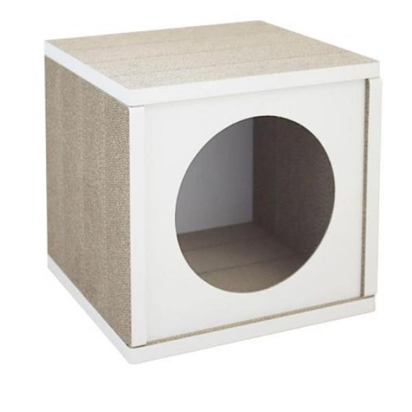ペットプロ HappyDays キャットハウス 1個入 (ホワイト)